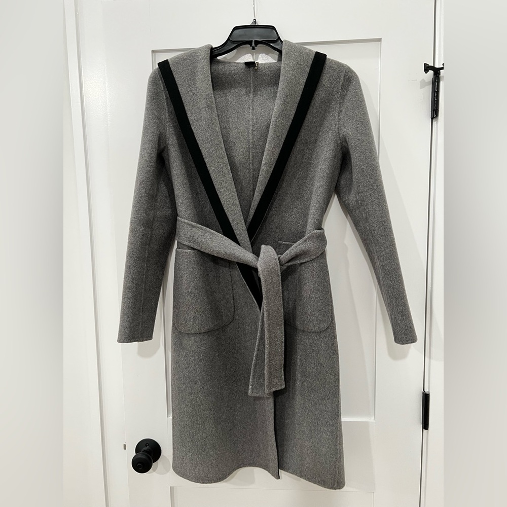 *SALE* Magaschoni grey wool hooded coat